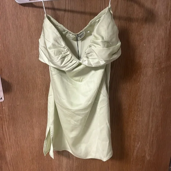 Princess Polly | Dresses | Irene Strapless Mini Dress Green Size 2 |  Poshmark